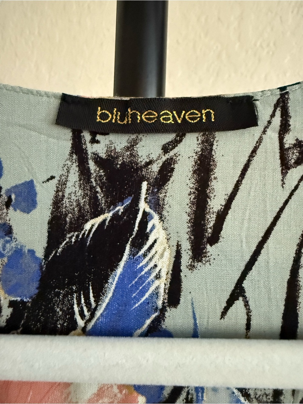 Bluheaven Blue Sage Floral Maxi Kimono Duster Boho Oversized NWOT - Picture 3 of 13